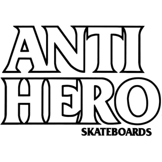 Anti Hero Sticker Blackhero MD 4.25" x 6" Black Outline