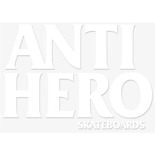 Anti Hero Sticker Blackhero MD 4.25" x 6" Solid White