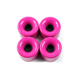 Blank Longboard Wheels 4 pack - 70mm Solid Pink