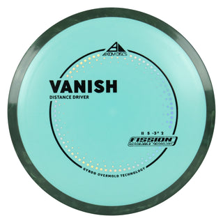 Axiom Discs Project Lab Coat Fission Vanish Distance Driver 11/5/-3.5/2 Teal/Black 163 grams