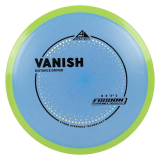 Axiom Discs Project Lab Coat Fission Vanish Distance Driver 11/5/-3.5/2 Slate Blue/Lime 155 grams