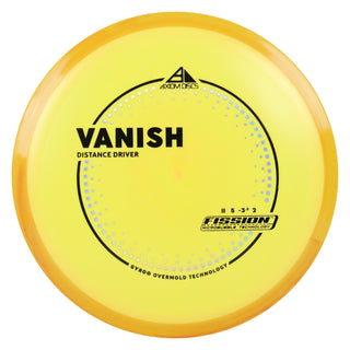 Axiom Discs Project Lab Coat Fission Vanish Distance Driver 11/5/-3.5/2 Mango 138 grams