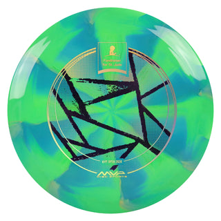 Streamline Disc Golf Cosmic Neutron St. Jude Special Edition Shift Driver Neon Green Blue 174 grams