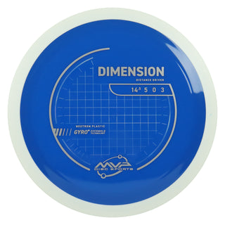 MVP Disc Golf Project Lab Coat Neutron Dimension Distance Driver 14.5/5/0/3 Dark Blue 173 grams