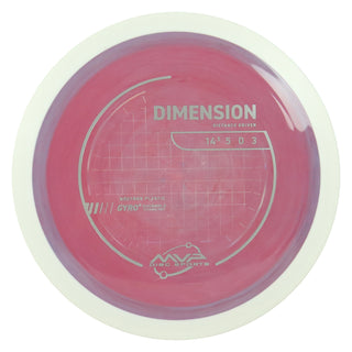 MVP Disc Golf Project Lab Coat Neutron Dimension Distance Driver 14.5/5/0/3 Purple Red 174 grams