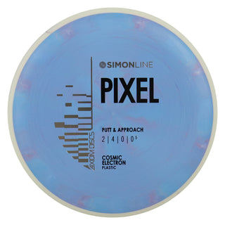 Axiom Discs Simon Line Cosmic Neutron Pixel Putter 2/4/0/0.5 Blue Red Swirl/White 172 grams