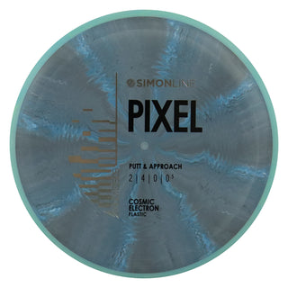 Axiom Discs Simon Line Cosmic Neutron Pixel Putter 2/4/0/0.5 Black Blue/Blue 174 grams