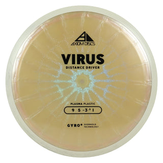 Axiom Discs Project Lab Coat Plasma Virus Distance Driver 9/5/-3.5/1 Tan/White 169 grams
