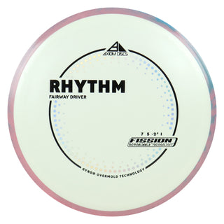 Axiom Discs Project Lab Coat Fission Rhythm Fairway Driver 7/5/-2.5/1 White/Pink Blue 137 grams
