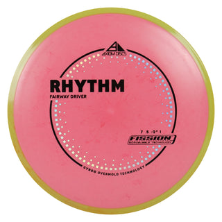 Axiom Discs Project Lab Coat Fission Rhythm Fairway Driver 7/5/-2.5/1 Red/Yellow 152 grams