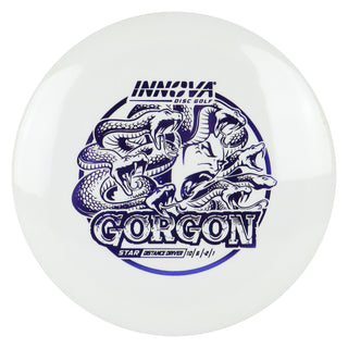 Innova Disc Golf Star Gorgon Distance Driver 10/6/-2/1 White/Indigo 173 grams