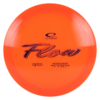 Latitude 64 Disc Golf Distance Driver Opto Flow 11/6/-0.5/2 Orange/Blue 171 grams