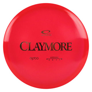Latitude 64 Disc Golf Opto Claymore Midrange 5/5/-1/1 Red/Gold 173 grams
