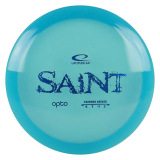 Latitude 64 Disc Golf Opto Saint Fairway Driver 9/7/-1/2 Blue/Blue 172 grams