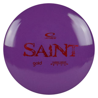 Latitude 64 Disc Golf Gold Saint Fairway Driver 9/7/-1/2 Purple/Red 169 grams