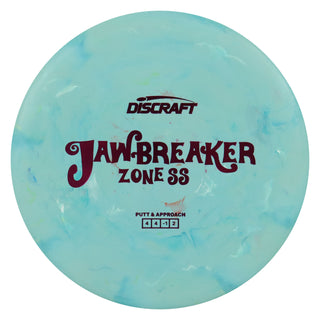 Discraft Disc Golf Jawbreaker Zone SS Putt and Approach 4/4/-1/2 Light Blue/Magenta 170-172g