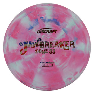 Discraft Disc Golf Jawbreaker Zone SS Putt and Approach 4/4/-1/2 Red Teal/USA 170-172g
