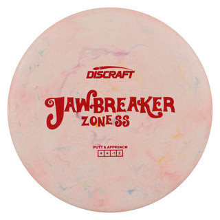 Discraft Disc Golf Jawbreaker Zone SS Putt and Approach 4/4/-1/2 Pastel Peach/Red 173-174g