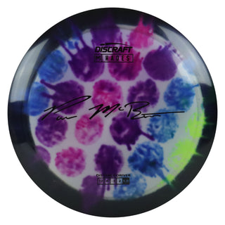 Discraft Disc Golf Paul McBeth Z Line Fly Dye Hades Distance Driver 12/6/-3/2 Purple Dots/Black 170-172g