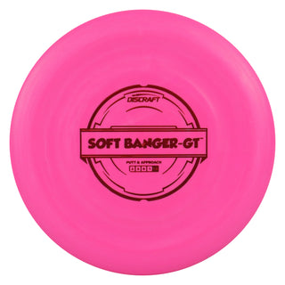 Discraft Disc Golf Putter Line Soft Banger GT Putter 2/3/0/1 Pink/Red Holo 160-163g