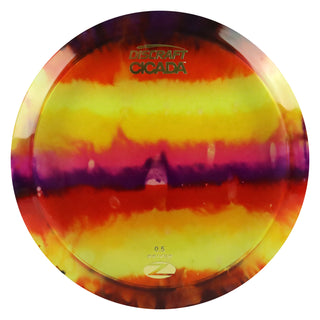 Discraft Disc Golf Z Line Fly Dye Cicada Fairway Driver 7/6/-1/1 Gradient Lines/Gold 175-176g