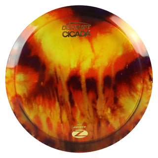 Discraft Disc Golf Z Line Fly Dye Cicada Fairway Driver 7/6/-1/1 Gradient Smudge/Gold 175-176g