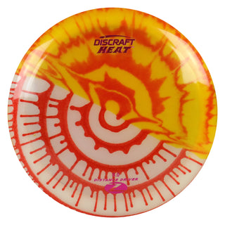 Discraft Disc Golf Z Line Fly Dye Heat Distance Driver 9/6/-3/1 Red Swirl/Magenta 173-174g
