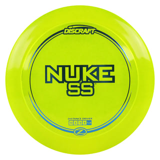 Discraft Disc Golf Z Line Nuke SS Distance Driver 13/5/-3/3 Yellow/Blue 170-172g
