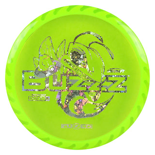 Discraft Disc Golf Fuzed Line Buzzz with Saw Pattern Midrange 5/4-1/1 Green with Yellow Saw/Buzzz Holo 175-176g