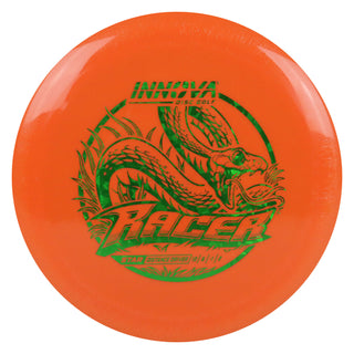 Innova Disc Golf Star Racer Distance Driver 12/6/-1/2 Orange/Green Shatter 170 grams