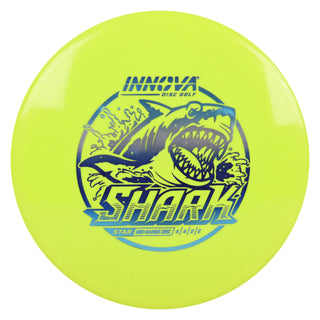 Innova Disc Golf Star Shark Midrange Disc 4/4/0/2 Yellow/Blue Metallic 163 grams