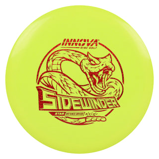 Innova Disc Golf Star Sidewinder Distance Driver 9/5/-3/1 Yellow/Red Shimmer 163 grams