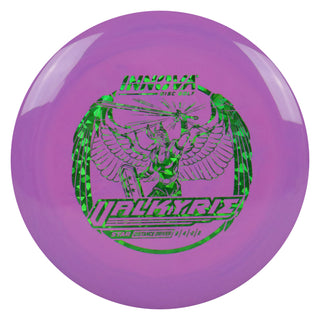 Innova Disc Golf Star Valkyrie Distance Driver 9/4/-2/2 Purple/Green Shatter 171 grams
