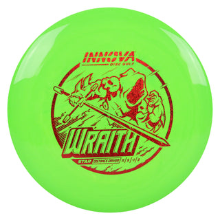 Innova Disc Golf Star Wraith Distance Driver 11/5/-1/3 Green/Red Shimmer 173 grams