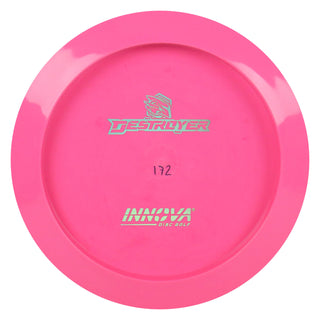 Innova Disc Golf Star Destroyer Bottom Stamp Driver 12/5/-1/3 Pink/Gold Holo 172 grams