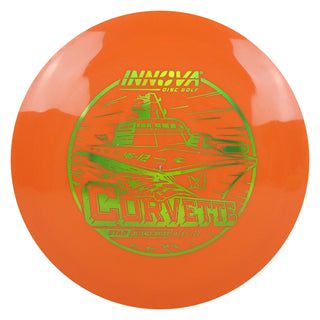 Innova Disc Golf Star Corvette Distance Driver 14/6/-1/2 Orange/Green Holo 173 grams