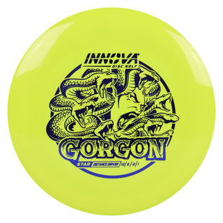 Innova Disc Golf Star Gorgon Distance Driver 10/6/-2/1 Yellow/Indigo 170 grams