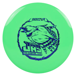 Innova Disc Golf Star Jay Midrange Disc 5/4/0/1 Green/Navy Shatter 173 grams