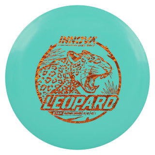 Innova Disc Golf Star Leopard Fairway Driver 6/5/-2/1 Teal/Orange Waves 168 grams