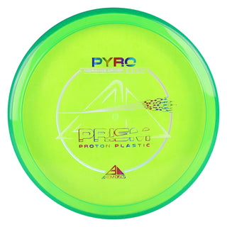 Axiom Disc Golf Prism Proton Pyro Midrange Driver 5/4/0/2.5 Neon Green/Blue Flake 177 grams