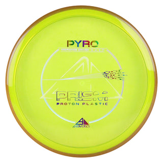 Axiom Disc Golf Prism Proton Pyro Midrange Driver 5/4/0/2.5 Yellow/Brown Flake 177 grams