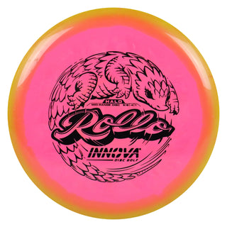 Innova Disc Golf Halo Star Rollo Midrange (Roller) 5/6/-4/1 Gold Pink/Black 166 grams