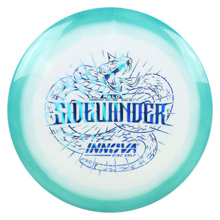 Innova Disc Golf Halo Star Sidewinder Distance Driver 9/5/-3/1 Slate Blue/Blue Prism Waves 162 grams