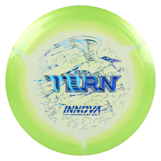 Innova Disc Golf Halo Star Tern Distance Driver 12/6/-3/2 Lime White/Blue Prism Waves 157 grams