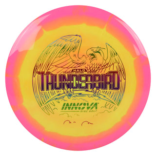 Innova Disc Golf Halo Star Thunderbird Distance Driver 9/5/0/2 Pink Yellow/Rainbow 170 grams