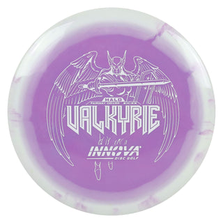 Innova Disc Golf Halo Star Valkyrie Distance Driver 9/4/-2/2 White Purple/White 158 grams