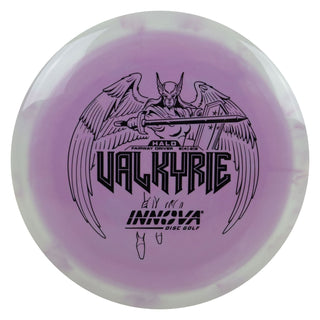Innova Disc Golf Halo Star Valkyrie Distance Driver 9/4/-2/2 White Purple/Black 158 grams