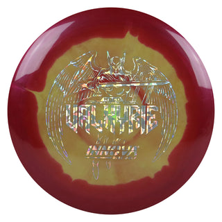 Innova Disc Golf Halo Star Valkyrie Distance Driver 9/4/-2/2 Red Yellow/Holo Shatter 173 grams