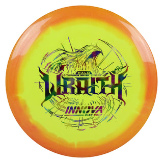 Innova Disc Golf Halo Star Wraith Distance Driver 11/5/-1/3 Orange Yellow/Jellybean 173 grams