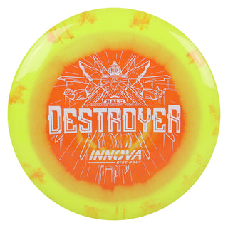 Innova Disc Golf Halo Star Destroyer Distance Driver 12/5/-1/3 Yellow Orange/White 158 grams